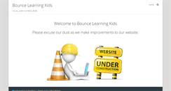 Desktop Screenshot of bouncelearningkids.com